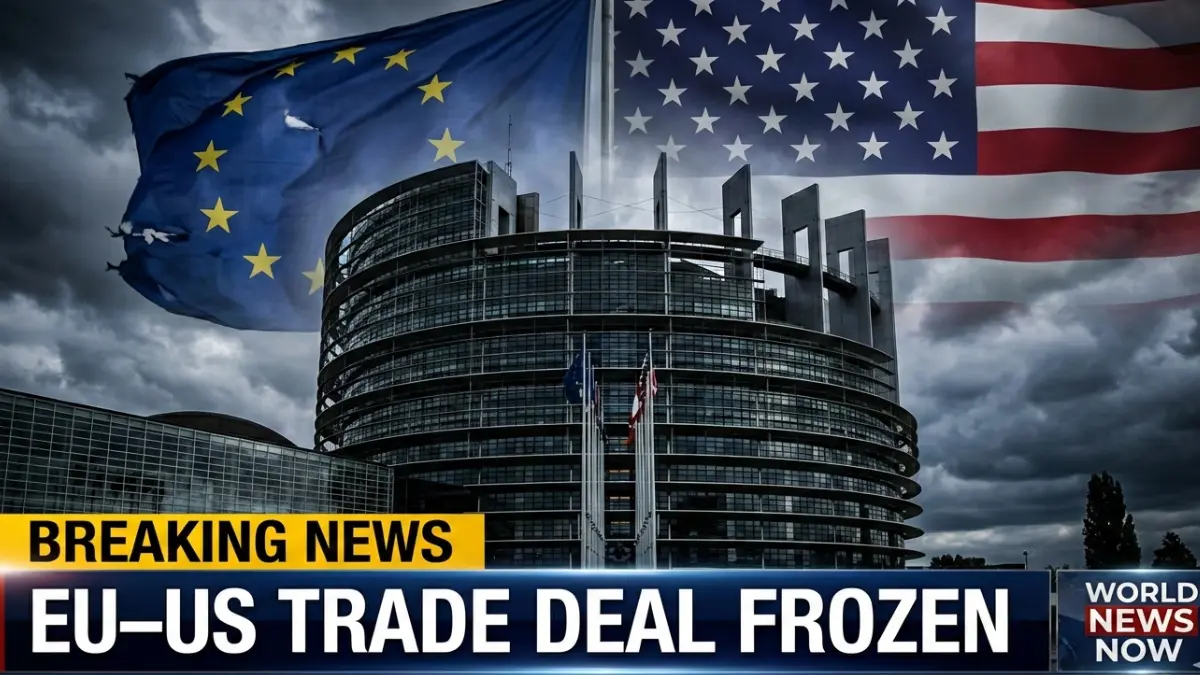 EU US trade deal freeze