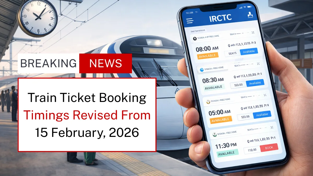 Train Ticket Booking Timings